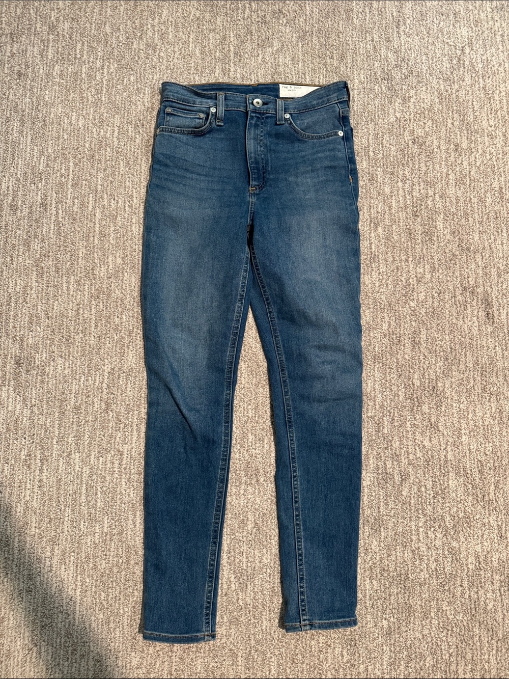 Rag & bone high rise Nina skinny jeans